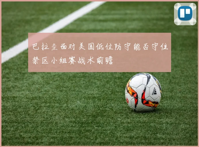巴拉圭面对美国低位防守能否守住禁区小组赛战术前瞻